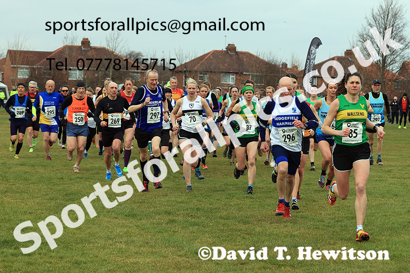 Womens 35s and over and Mens 65 and Over, 2025 NEMAA Cross Country Champs., Acklam, Middlesbrough. Photo: David T. Hewitson/Sports for All Pics